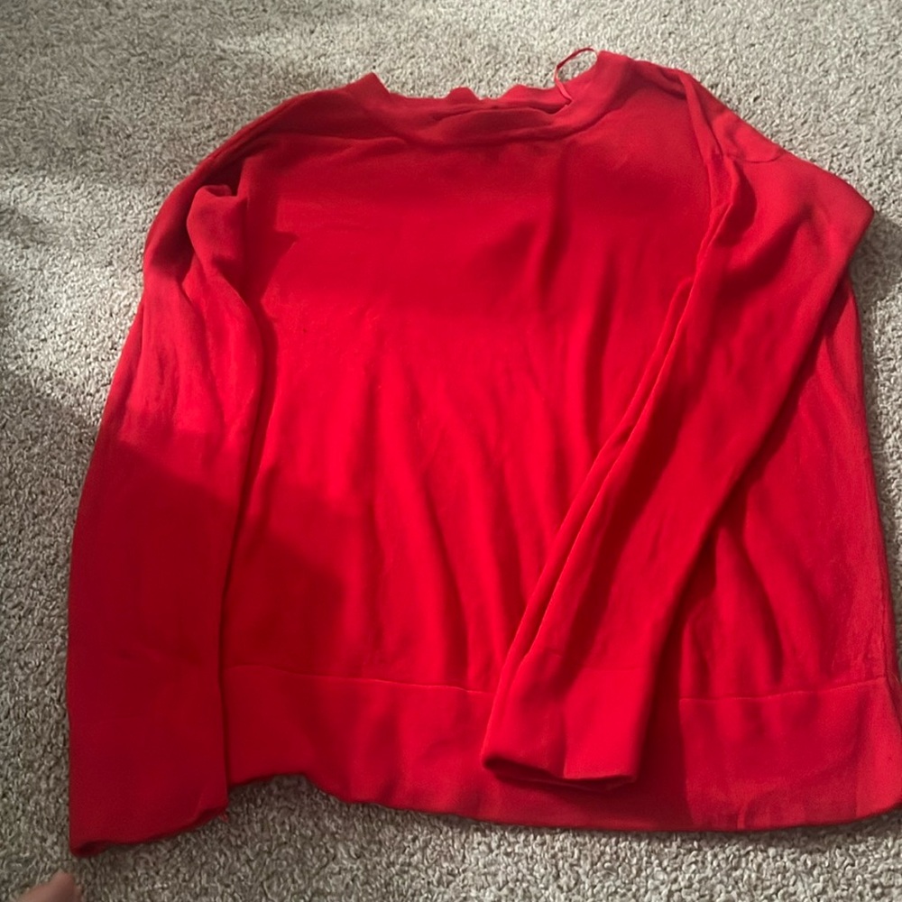 Red Pullover for women size M